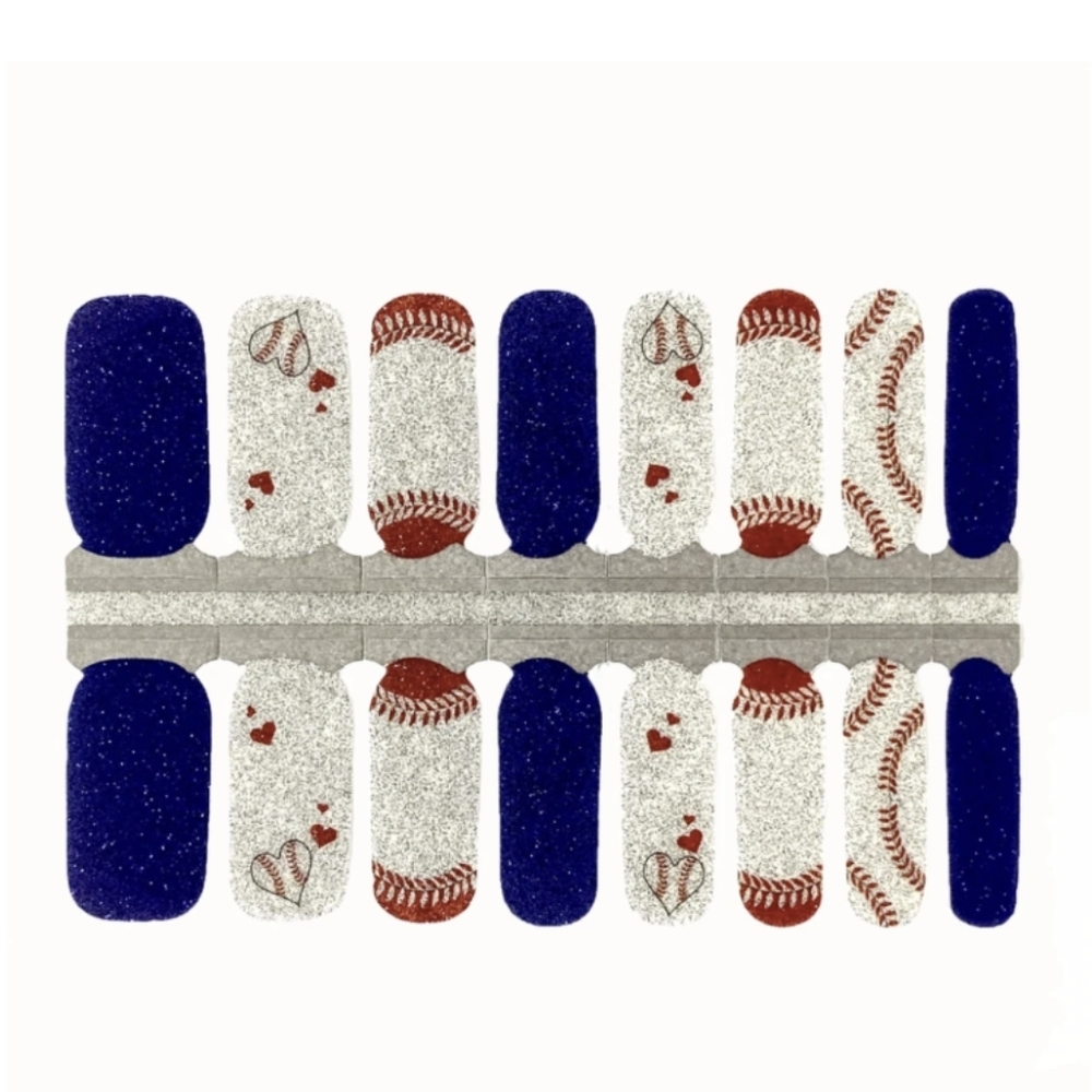 5 for $15 Nail Wrap - Batter Up
